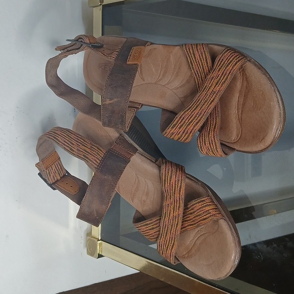 Keen skyline wedge open toed sandals size 7 - Picture 1 of 14